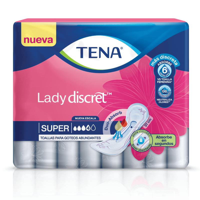 Tena Lady Discret Super Tena Mx 9463