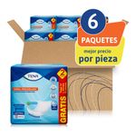 TENA Pañal  Predoblado 6 paquetes de 12 pzas